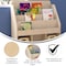 Flash Furniture Bright Beginnings Commercial Grade Modular Wooden Classroom 4 Tier Bookstand with 3 Storage Compartments, Natural MK-KE24282-GG - alternate 7
